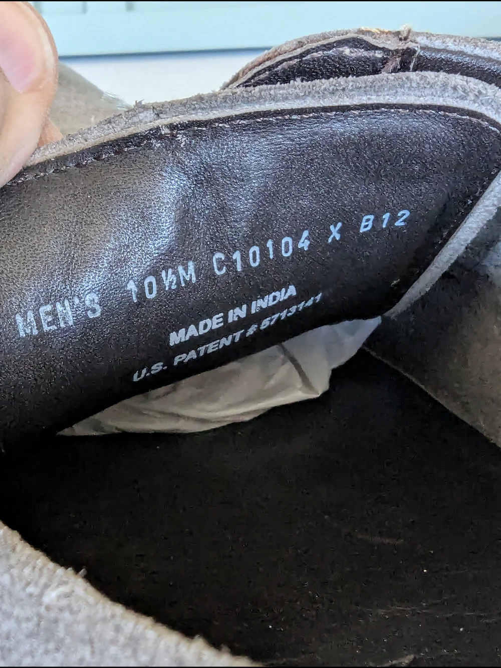 Cole Haan Gray Suede Derby Lace-Up Shoes